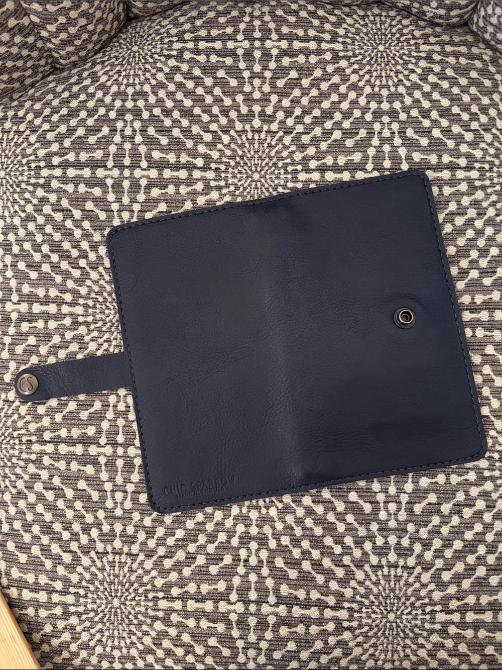 Chic Sparrow Hobonichi Weeks Leather Cover  Blue Travelers Notebook Folio